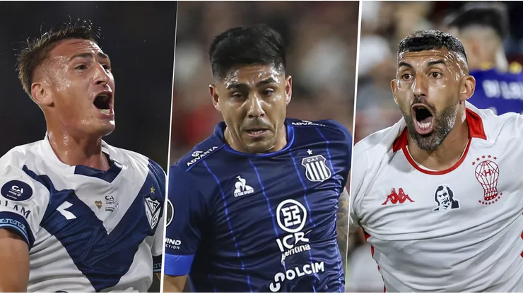 Vélez, Talleres y Huracán luchan por el campeonato. (Getty Images/Imago)