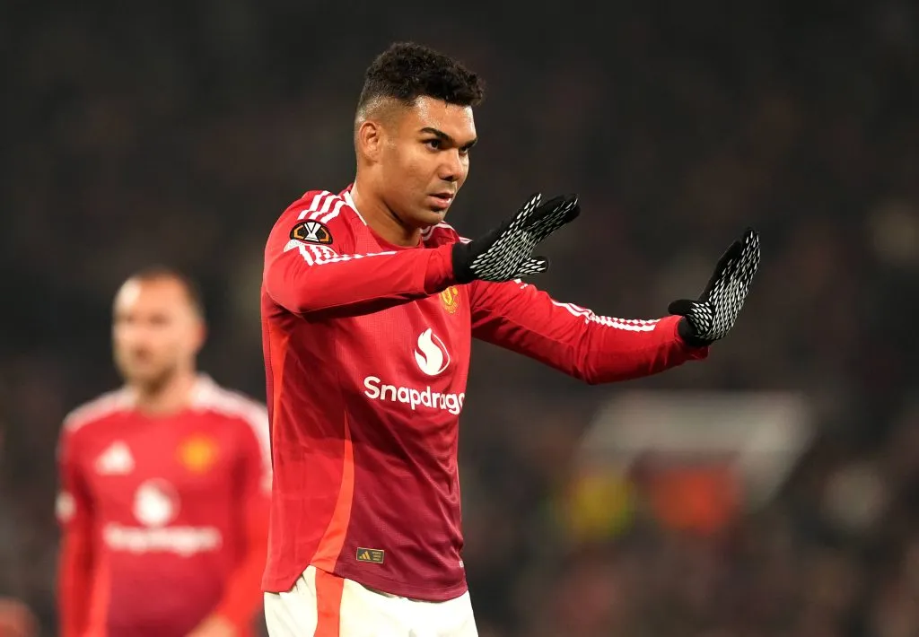 Casemiro impresionó a Hake en su paso por Manchester United. IMAGO