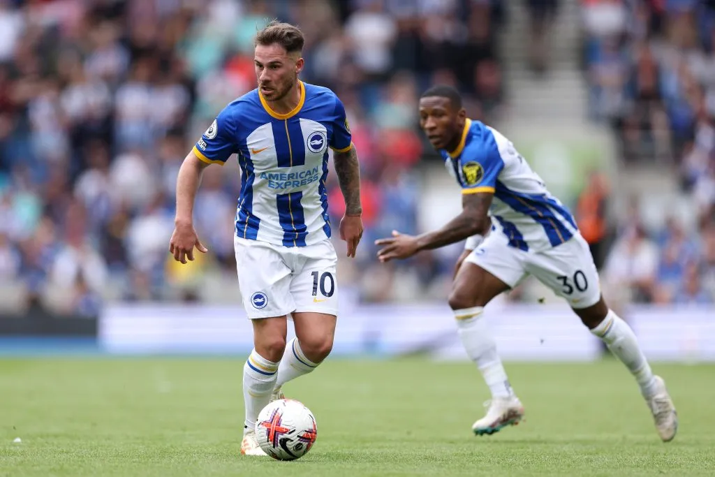 Alexis Mac Allister dejó un gran recuerdo en Brighton.