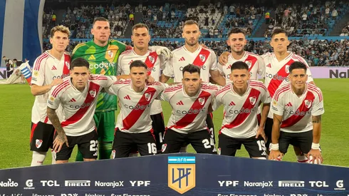 El equipo de River vs. Racing.