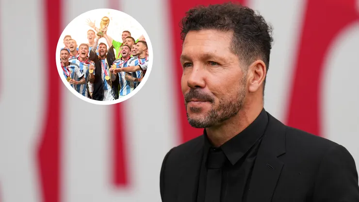 Diego Simeone se emocionó hasta las lágrimas al recordar el título de la Selección Argentina en Qatar 2022.