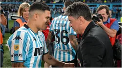 Juanfer y el Muñeco antes del clásico