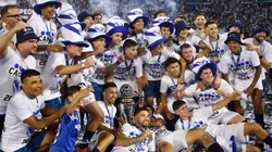 Vélez festeja el título en la Liga Profesional.