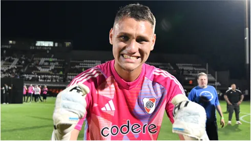 La felicidad de Lucas Lavagnino tras ser campeón de Reserva