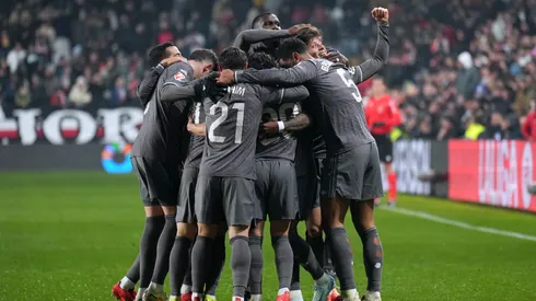 Los jugadores de Real Madrid, a puro festejo.