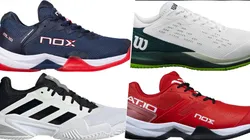 Las mejores zapatillas para jugar al pádel, las podes comprar en Amazon.