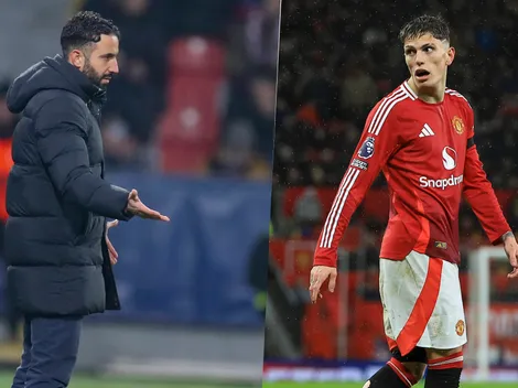 Rúben Amorim reveló el plan que tiene con Garnacho en Manchester United si no es vendido en el mercado de pases