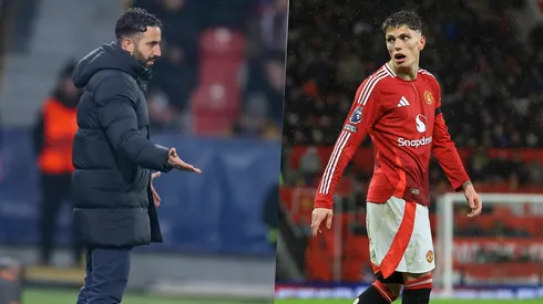 Rúben Amorim reveló el plan que tiene con Garnacho en Manchester United si no es vendido en el mercado de pases