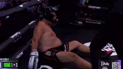 Así quedó el contrincante del Turco García.