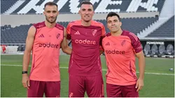 Pezzela, Armani y Acuña