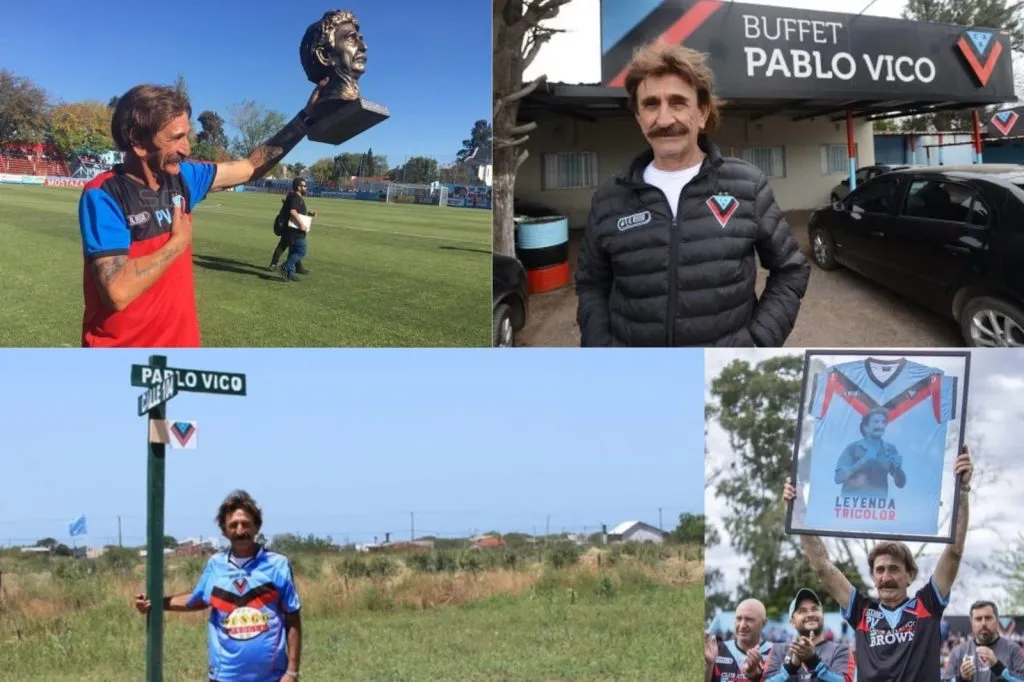Alguno de los tantos homenajes. Tiene una calle en San Clemente del Tuyú. Foto: La hora Tricolor / web.