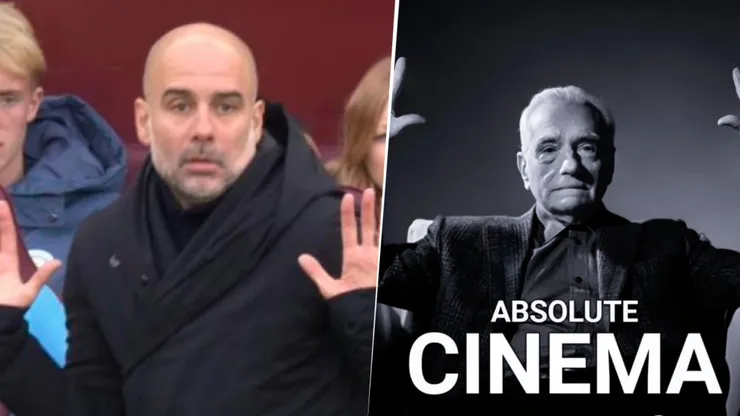 Pep Guardiola recreó un meme muy conocido en redes sociales.