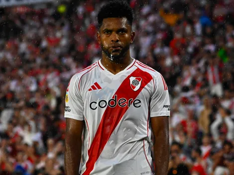 Los hinchas de River silbaron a Miguel Borja en la previa del partido con Talleres