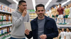 Imagen de Riquelme y Fernando Gago hecha por IA