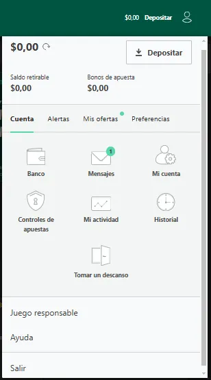 depósitos bet365