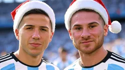 Jugadores de la Selección Argentina que militan en la Premier League se pasaron la Navidad entrenando.
