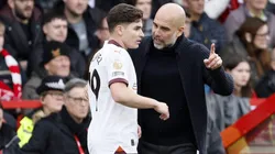 Julián Álvarez contó que Pep Guardiola lo despidió en buenos términos del Manchester City.