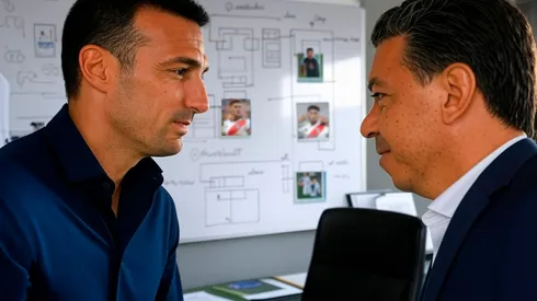 Scaloni tiene relación con las negociaciones que encabeza Gallardo.