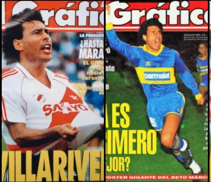 Villita en River y Boca como tapa del gráfico.