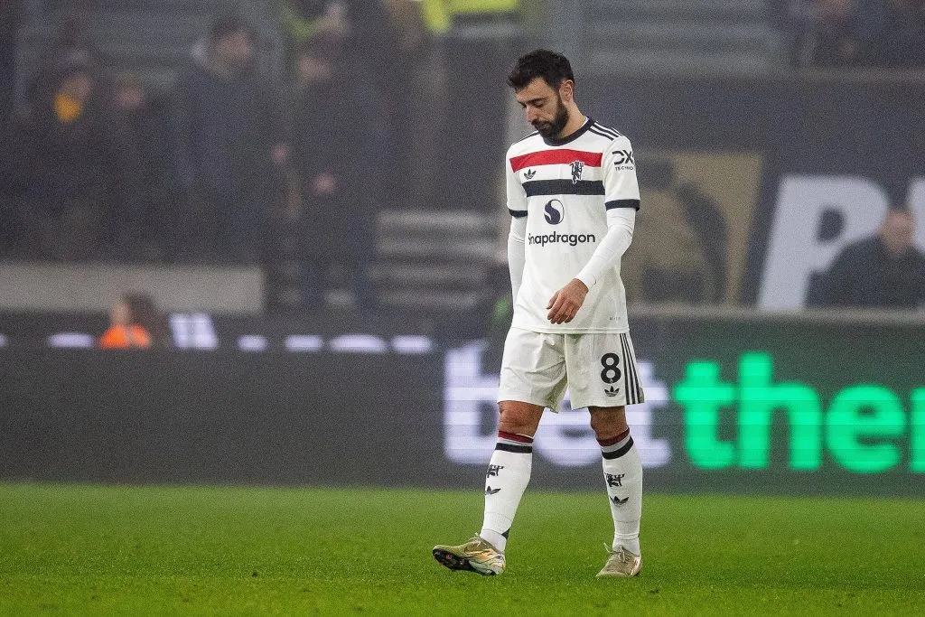 Bruno Fernandes fue expulsado en el segundo minuto del complemento.