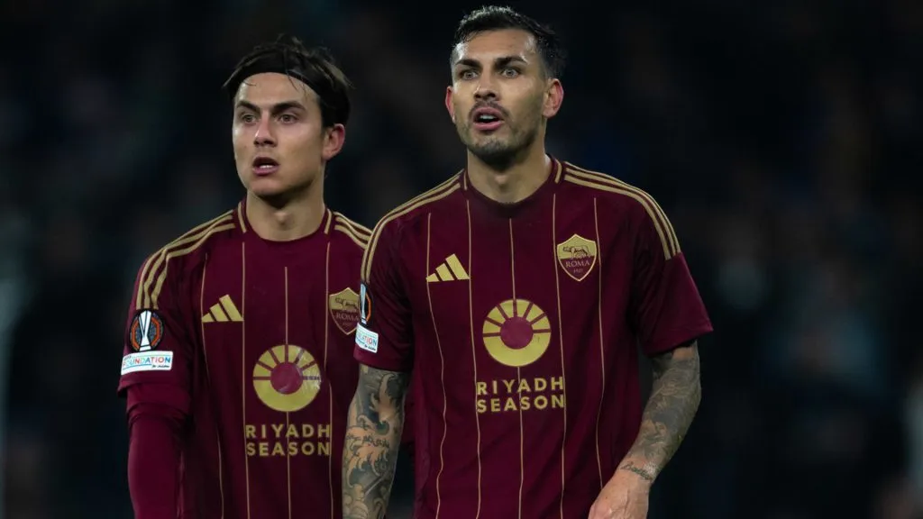 Leandro Paredes en Roma.