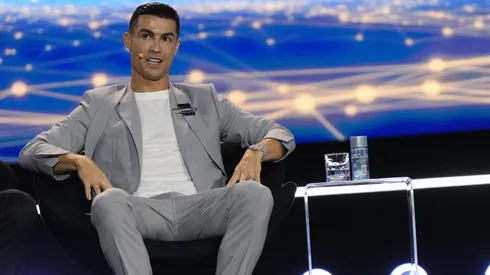 Cristiano Ronaldo en los Globe Soccer Awards.
