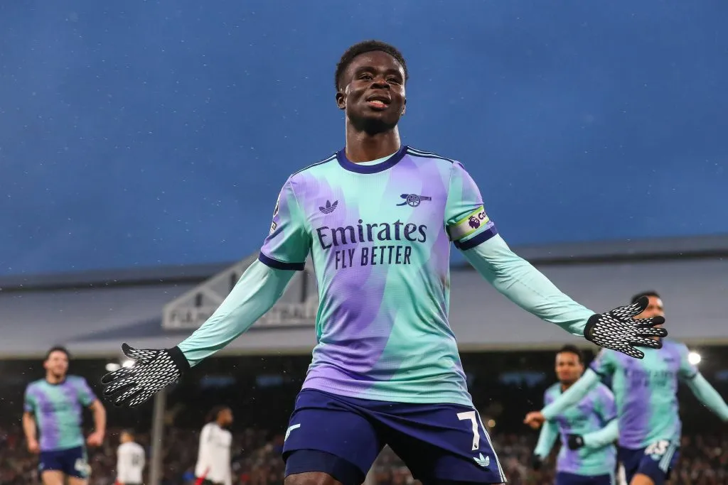 Bukayo Saka estaba teniendo una gran temporada y mucha productividad para el Arsenal. IMAGO