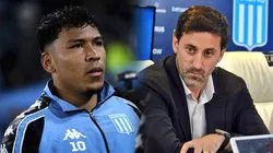 Roger Martínez apuntó contra Diego Milito tras su salida de Racing