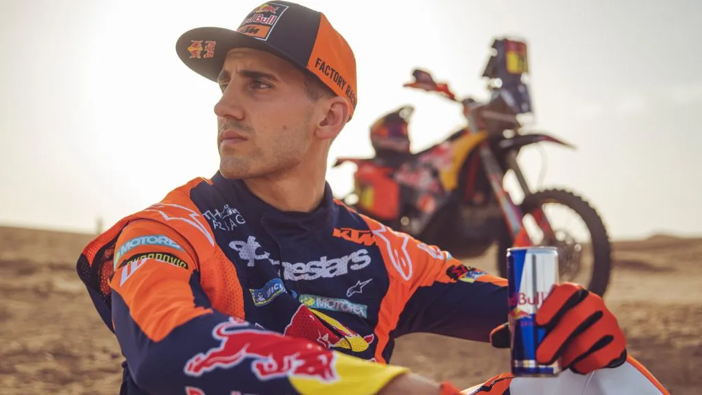 Luciano Benavídes, piloto argentino de Red Bull KTM (Gentileza Red Bull).