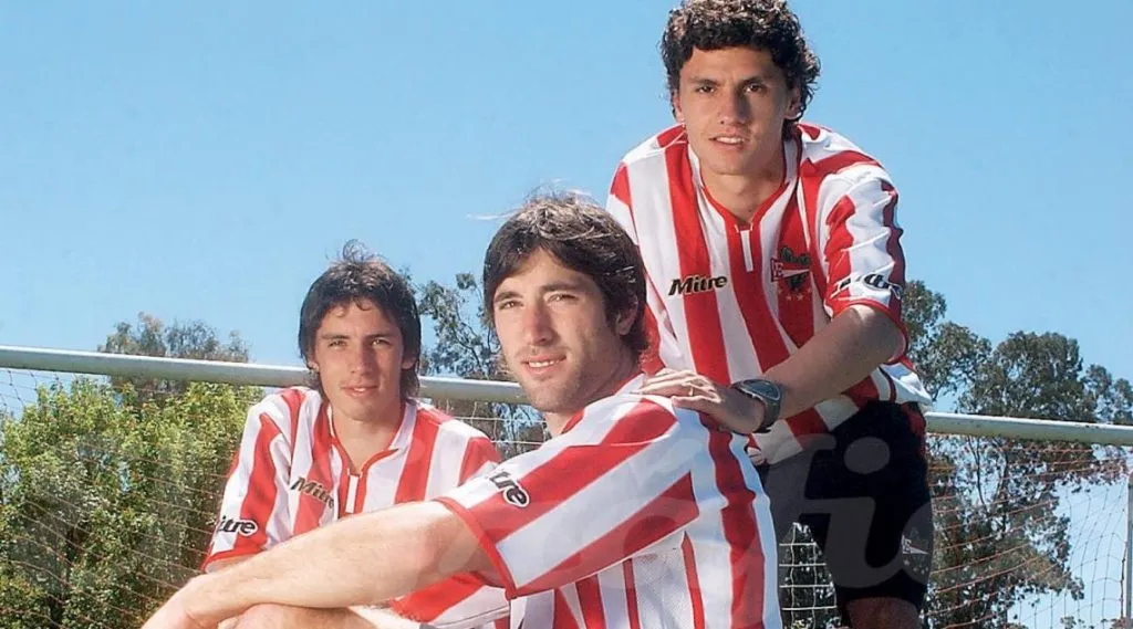 Carrusca con José Sosa y Mariano Pavone. Foto El Gráfico.