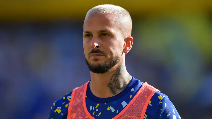 Pipa Benedetto en su paso por Boca.