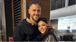 Martín Demichelis y Evangelina Anderson