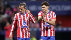 Antoine Griezmann y Julián Álvarez, los delanteros estrellas del Atlético de Madrid.