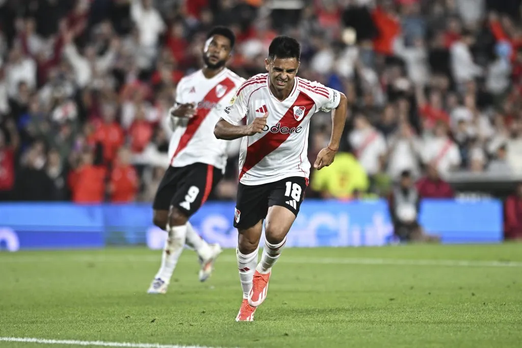 Pity Martínez marcó ante Rosario Central en la última Liga Profesional. (Foto: Getty).