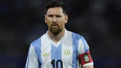 Lionel Messi con la Selección Argentina.