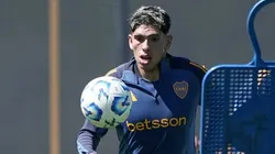 Carlos Palacios ya entrena con Boca.