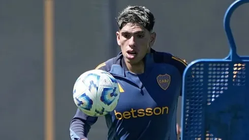 Carlos Palacios ya entrena con Boca.