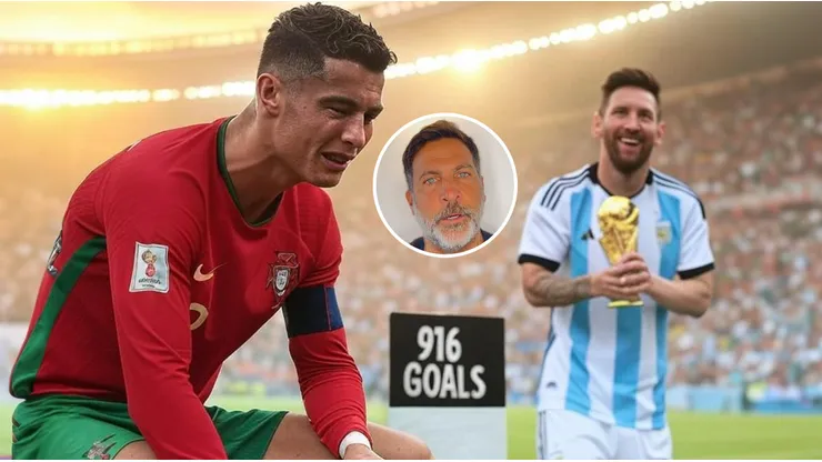 Por más que Cristiano meta mil goles, Messi es el 1.