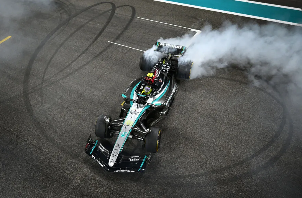 Abu Dhabi fue la última carrera de Hamilton en Mercedes. Getty