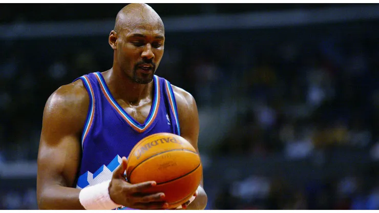 Karl Malone, leyenda de la NBA.
