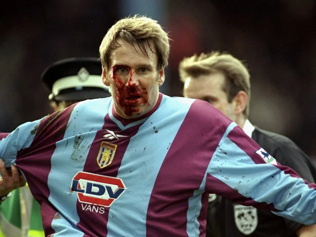 Merson en Aston Villa. (Foto: Getty).