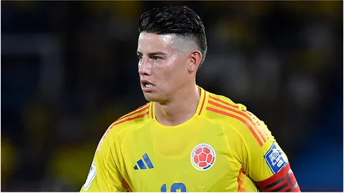 James Rodríguez, futbolista de la Selección de Colombia.