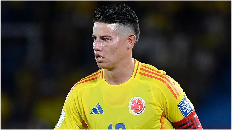 James Rodríguez, futbolista de la Selección de Colombia.