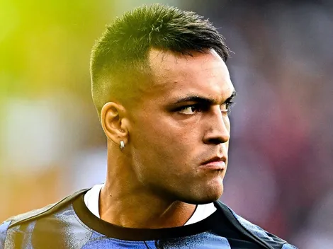 La reacción de Lautaro Martínez tras sufrir la derrota con el Milan