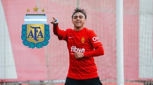 Alex Woiski, el mallorquí que jugará para la Selección Argentina Sub 20 en el Sudamericano de Venezuela. Foto: RCD Mallorca.