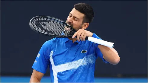 Novak Djokovic, con algunas molestias.