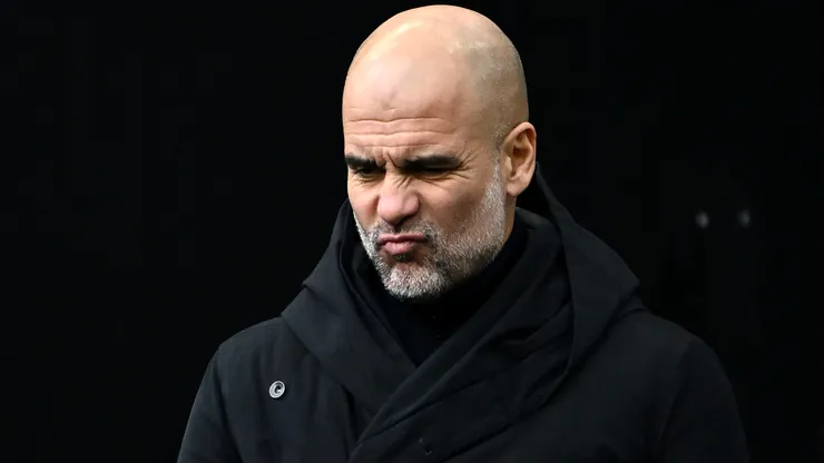 Pep Guardiola, entrenador de Manchester City.