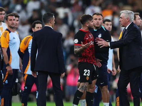 El show de Maffeo contra Real Madrid: cruce con Vinícius y discusión con Ancelotti