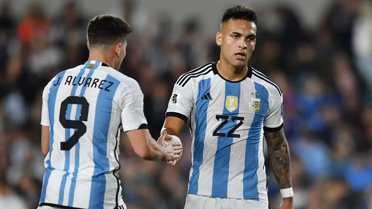 Julián Álvarez y Lautaro Martínez.