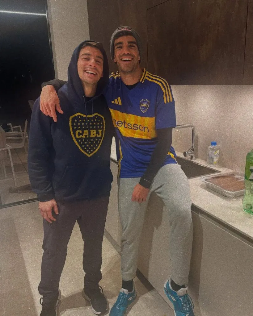 Martín Di Nenno junto a Juan Lebrón.